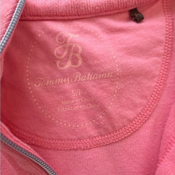 Tommy Bahama Pink Aruba Half Zip Pullover Sweater Women’s size Small - Picture 8 of 8